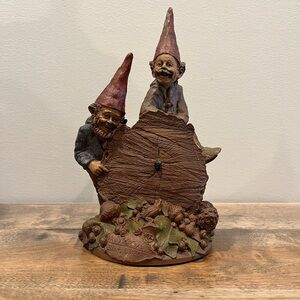 Vintage 1983 Tom Clark Gnome Woody & Chane Figurine #92 Signed Gnomes Original